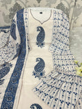 Silk Digital Print Kurti Pant Dupatta Set