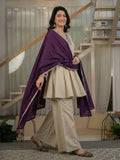 Roman Silk Top Sharara Palazzo Dupatta Set