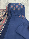 Premium Cotton Anarkali Kurti Pant Dupatta Set