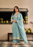 Embroidered Party Wear Suit for Women