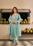 Embroidered Party Wear Suit for Women