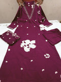 Premium Cotton Kurti Pant Dupatta Set with Embroidery