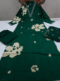 Premium Cotton Kurti Pant Dupatta Set with Embroidery