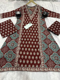 Women's Ethnic Premium Cotton Kurti Pant Dupatta Set