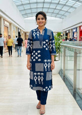 Stylish Jaipuri Cotton Kurta Pant Set for Women