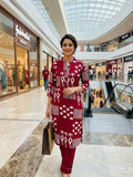 Stylish Jaipuri Cotton Kurta Pant Set for Women