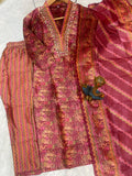 Elegant Straight Kurti Pant Dupatta Set