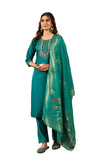 Elegant Straight Kurti Pant Dupatta Set
