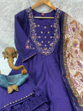 Elegant Marina Silk Kurti Set