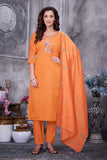Elegant Straight Kurti Pant Dupatta Set