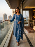 Summer Trending Collection Kurti Pant Set With Dupatta