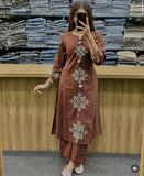 Comfortable & Beautiful Cotton Straight Kurti Set
