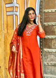 PREMIUM EMBROIDERY JARI & HANDWORK KURTA SET