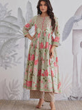 Premium Fully Flair Anarkali Set with Beautiful Hand Work