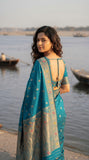 Premium Banarasi Soft Silk Saree with & Jacquard Border