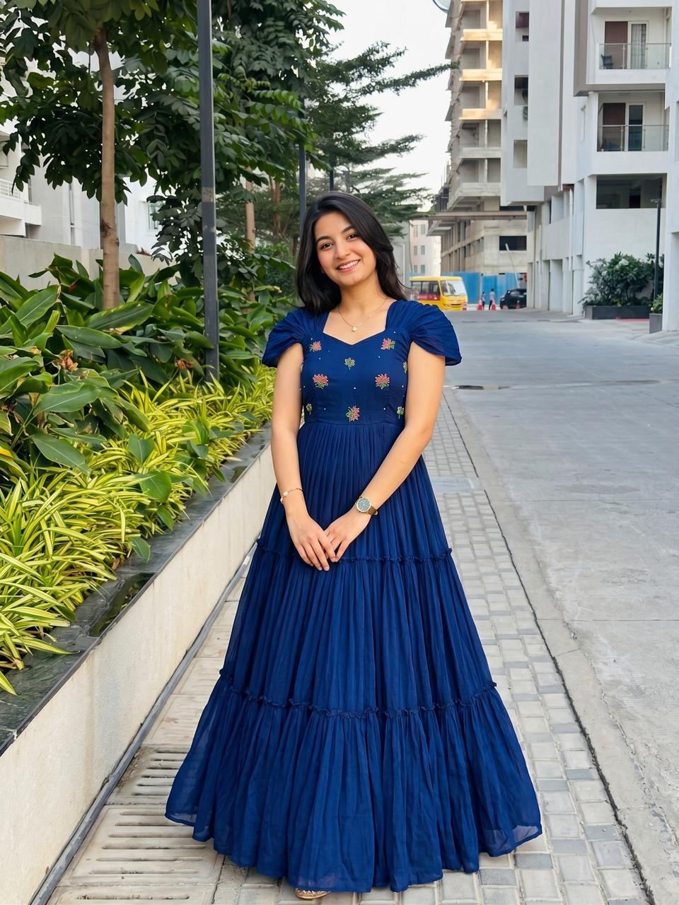 Summer Special Mull-Mull Cotton Gown