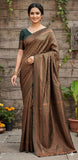 Elegant Soft Lichi Silk Banarasi Saree with Jacquard Work & Rich Pallu