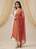 Roman Silk Kurti Pant Dupatta Set with Embroidery Sequins Work