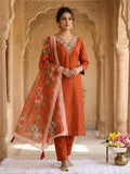 Premium Ethnic Wear Kurti Pant Dupatta Set
