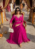 Premium Georgette Embroidered Kurta Pant Dupatta Set for Women