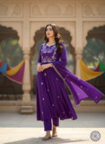 Women's Embroidered & Printed Ethnic Suit Set with Dupatta