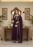 Premium Anarkali Kurta Pant Dupatta Set with Zari Weaving