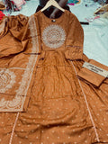 Festive Wear Rayon Cotton Ethnic Suit Set