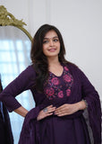 Designer A-Line Cotton Kurti Pant Dupatta Set for Women