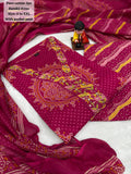 Pure Jaipuri Cotton Kurti Pant Dupatta Set