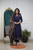 Premium Cotton Anarkali Kurti Pant Dupatta Set