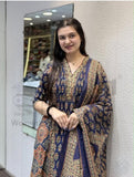 Women's Ethnic Premium Cotton Kurti Pant Dupatta Set